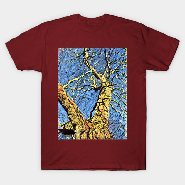 Tree Sky T-Shirt by tonyboydell